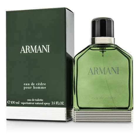 armani eau de cedre pour homme